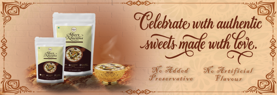 Celebrate traditional moments with our authentic Sheer Khurma premix, handcrafted with love and guaranteed free from preservatives and artificial flavors.