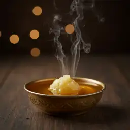 Rich and pure Desi Ghee used in our Sheer Khurma premix to ensure a traditional, aromatic, and authentic homemade taste.