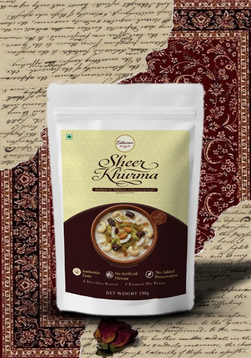 standup pouch of sheer khurma premix